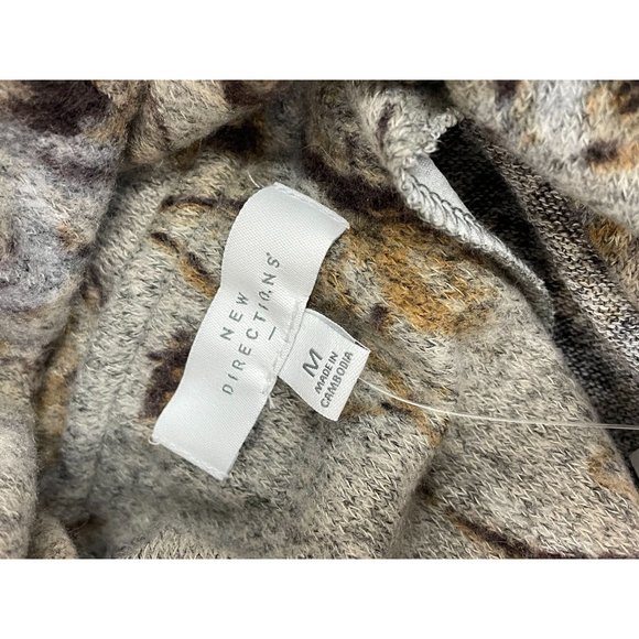 NWT New Direction Pullover Trendy Grey Size Medium Women's Sweeter - Picture 4 of 6